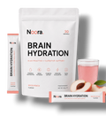 Noora Brain Hydration — White Peach | Electrolyte + Nootropic Focus Drink Mix