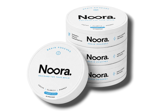 Noora Focus Pouches — Caffeine Nootropic Pouches
