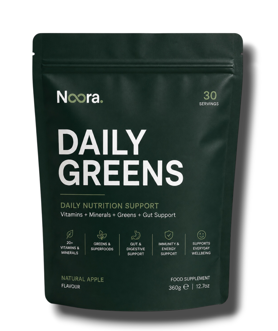 NOORA Daily Greens — Daily Nutrition + Brain Support
